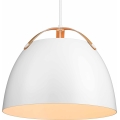 Halo Design 734870 - Takpendel med sladd OSLO 1xE27/40W/230V Ø 40 cm vit/ek