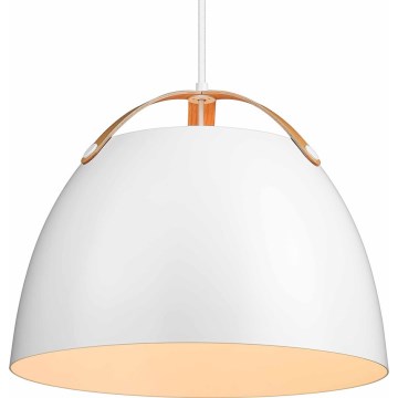 Halo Design 734870 - Takpendel med sladd OSLO 1xE27/40W/230V Ø 40 cm vit/ek