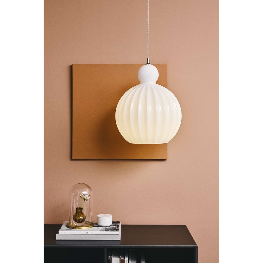 Halo Design 737321 - Pendellampa med sladd BALL BALL 1xE27/40W/230V Ø 32 cm vit