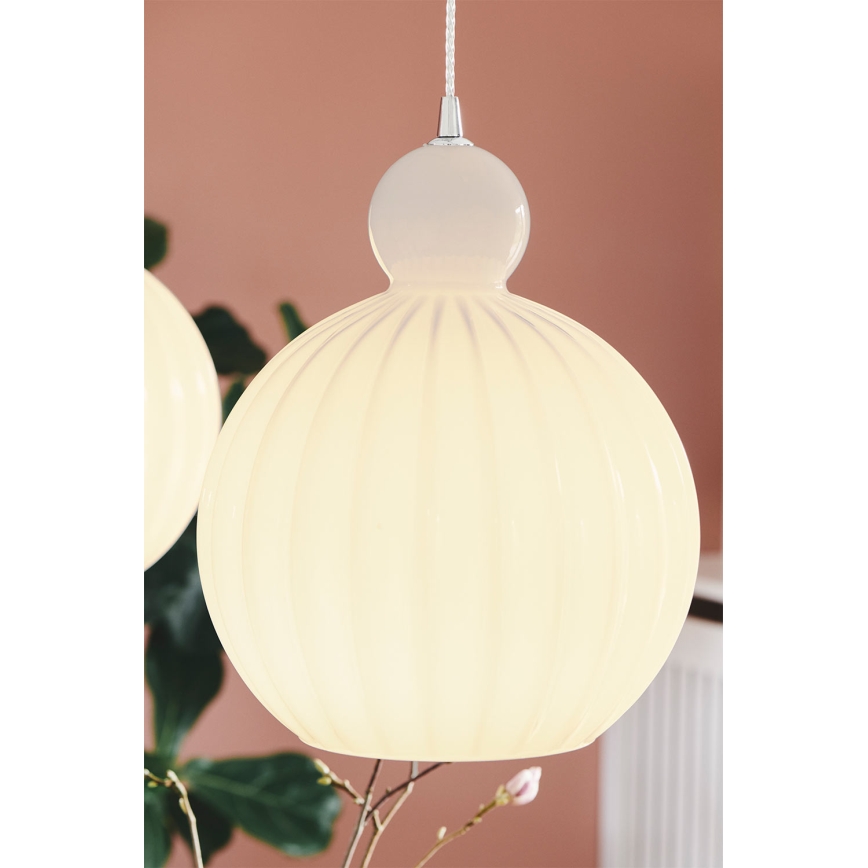 Halo Design 737321 - Pendellampa med sladd BALL BALL 1xE27/40W/230V Ø 32 cm vit