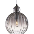 Halo Design 737338 - Pendellampa på kabel BALL BALL 1xE27/40W/230V Ø 32 cm rökgrå