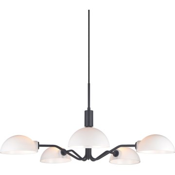 Halo Design 740369 - Taklampa med vajer KJOBENHAVN 5xG9/28W/230V Ø 50 cm svart