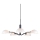 Halo Design 740369 - Taklampa med vajer KJOBENHAVN 5xG9/28W/230V Ø 50 cm svart