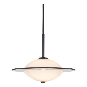 Halo Design 743582 - Pendellampa med kabel ORBIT 1xG9/7W/230V Ø 24 cm vit/svart/rökgrå