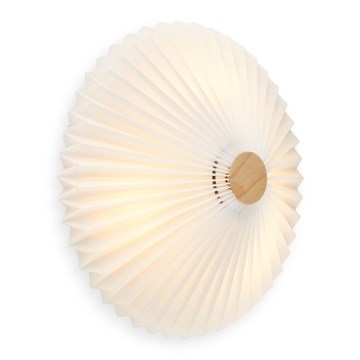 Halo Design 745081 - Vägglampa PARIS 3xG9/28W/230V Ø 40 cm vit/mässing/ek