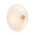Halo Design 745098 - Vägglampa PARIS 4x G9/28W/230V Ø 50 cm vit/mässing/ek