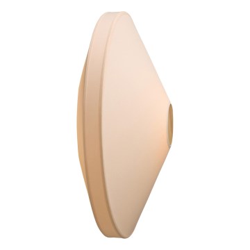 Halo Design 745111 - Vägglampa PARIS 1xE27/40W/230V Ø 56 cm krämvit/ek