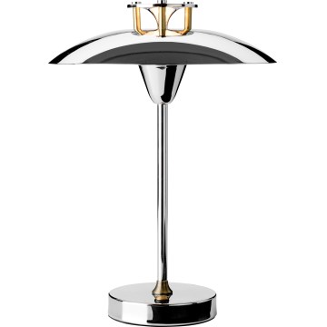 Halo Design 746163 - MINI STEPP dimbar uppladdningsbar bordslampa för utomhusbruk LED/1,8W/1600 mAh IP44 blank krom