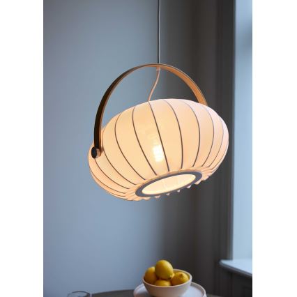 Halo Design 746347 - Kabelpendel DC 1xE27/40W/230V, Ø 40 cm, vit/ek