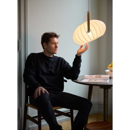 Halo Design 746347 - Kabelpendel DC 1xE27/40W/230V, Ø 40 cm, vit/ek