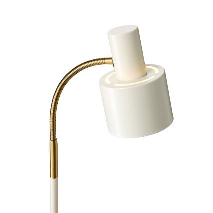 Halo Design 746859 - Golvlampa VOGUE 1xE27/40W/230V krämfärgad/mässing