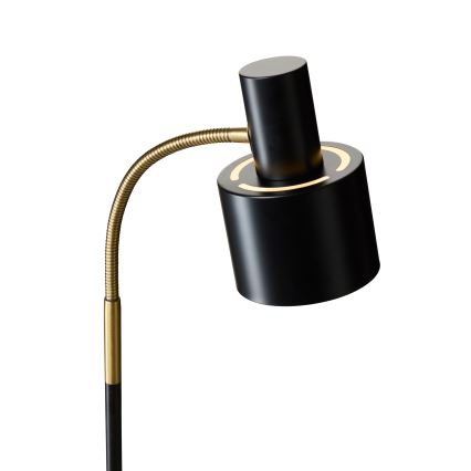 Halo Design 746866 - Golvlampa VOGUE 1xE27/40W/230V svart/mässing