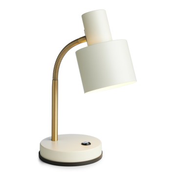 Halo Design 746910 - Bordslampa VOGUE 1xE27/40W/230V krämvit/mässing