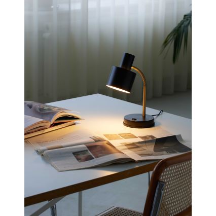 Halo Design 746927 - Bordslampa VOGUE 1xE27/40W/230V svart/mässing