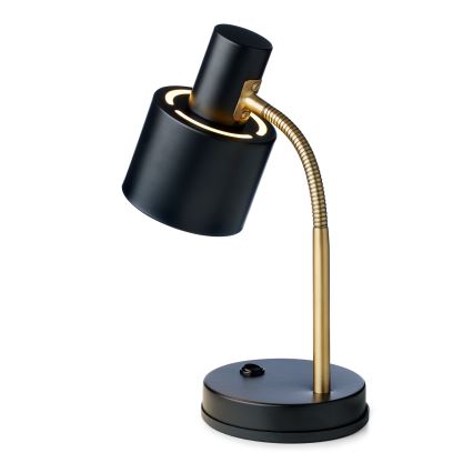 Halo Design 746927 - Bordslampa VOGUE 1xE27/40W/230V svart/mässing