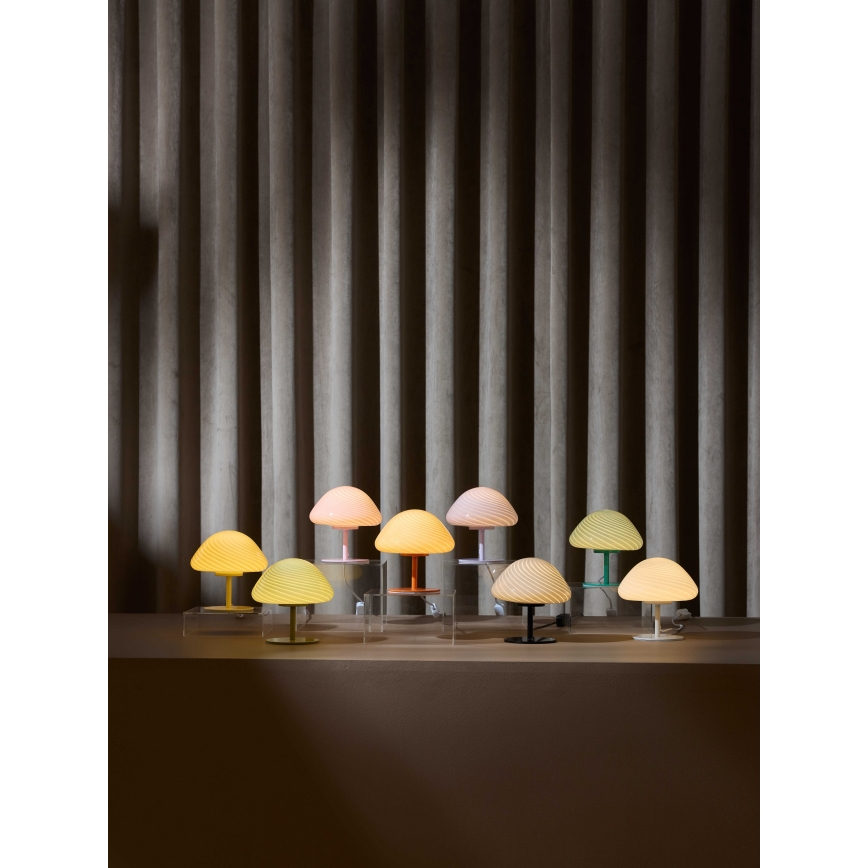 Halo Design 746996 - Bordslampa CANDY MINI MUSH 1xG9/25W/230V Ø 17 cm vit