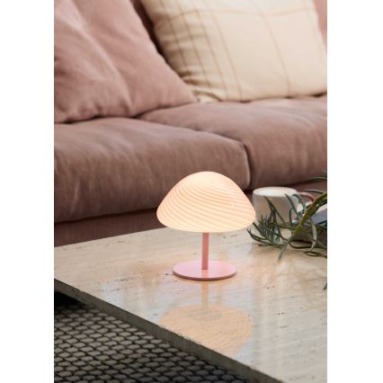 Halo Design 747047 - Bordslampa CANDY MINI MUSH 1xG9/25W/230V, Ø 17 cm, rosa