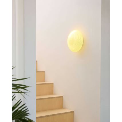 Halo Design 748693 - Taklampa CANDY 1xE27/40W/230V Ø 30 cm beige/mässing