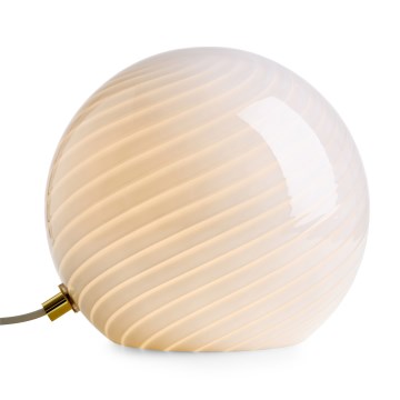 Halo Design 748785 - Bordslampa CANDY 1xE14/25W/230V, Ø 20 cm, krämvit