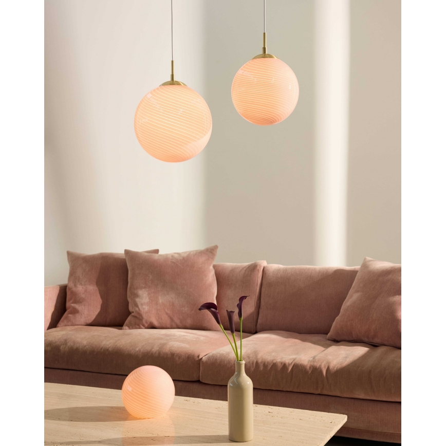 Halo Design 748815 - Bordslampa CANDY 1xE14/25W/230V Ø 20 cm rosa