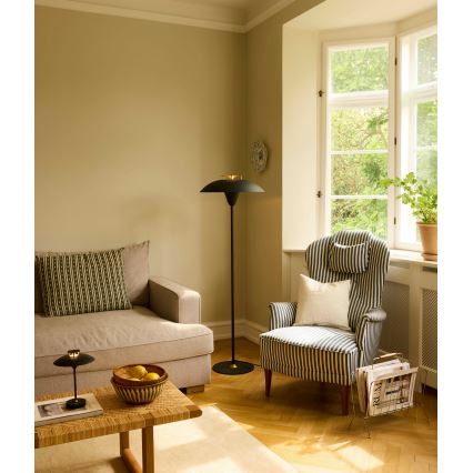 Halo Design 748976 - Golvlampa STEPP 1xE27/28W/230V svart/mässing