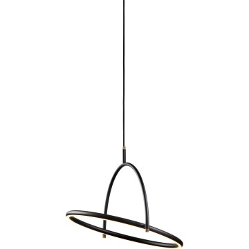 Halo Design 749539 - Dimmbar LED-pendel med kabelupphängning TILT LED/40W/230V Ø 40 cm svart