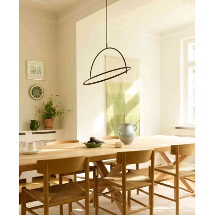Halo Design 749546 - Dimbart LED-pendel i kabel TILT, LED/40W/230V, Ø 60 cm, svart