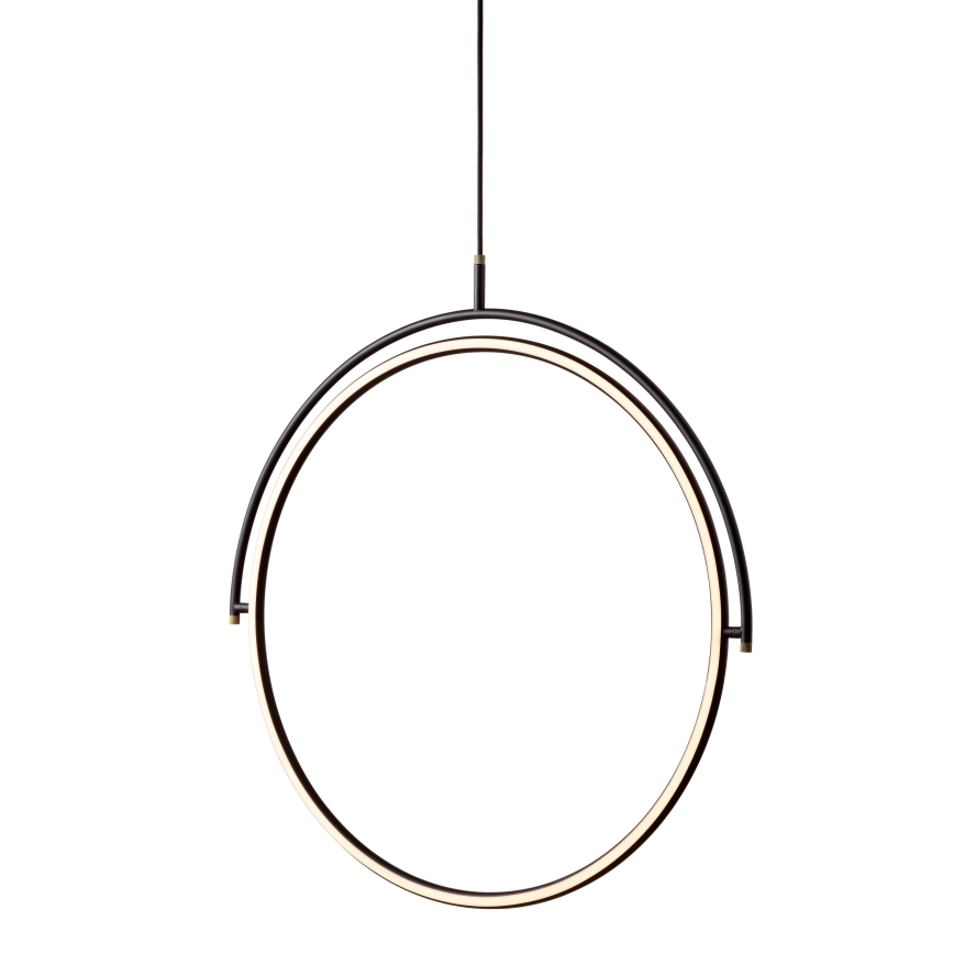 Halo Design 749546 - Dimbart LED-pendel i kabel TILT, LED/40W/230V, Ø 60 cm, svart