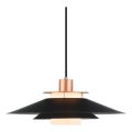 Halo Design 990785 - Pendellampa med kabel RIVOLI 1xE27/40W/230V Ø 40 cm svart/koppar