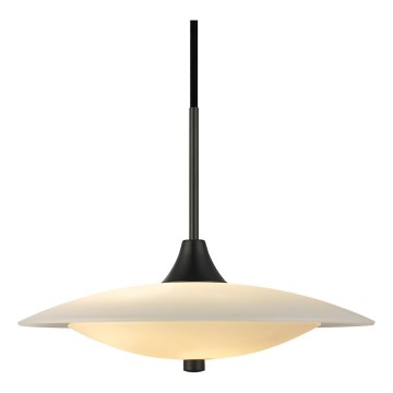 Halo Design 991300 - Taklampa med vajerupphängning BARONI 2xG9/18W/230V Ø 40 cm vit/svart