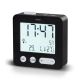 Hama - Alarm clock med LCD display and thermometer 2xAAA svart