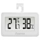 Hama - Indoor thermometer med en humidity meter 1xCR2025 vit