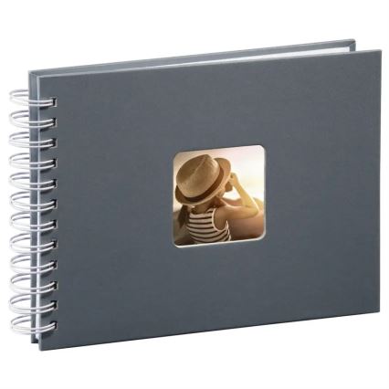 Hama - Spiral photo album 24x17 cm 50 pages grå