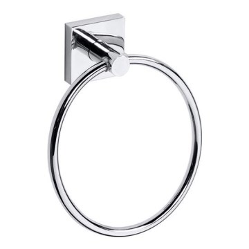 Handdukshållare 16,8x18,8 cm silverfärgad