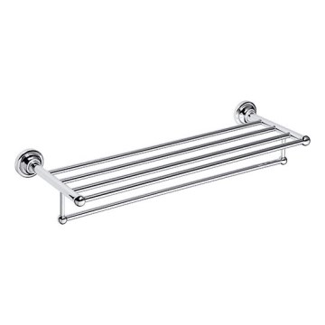 Handdukshållare 66,5x12 cm silver