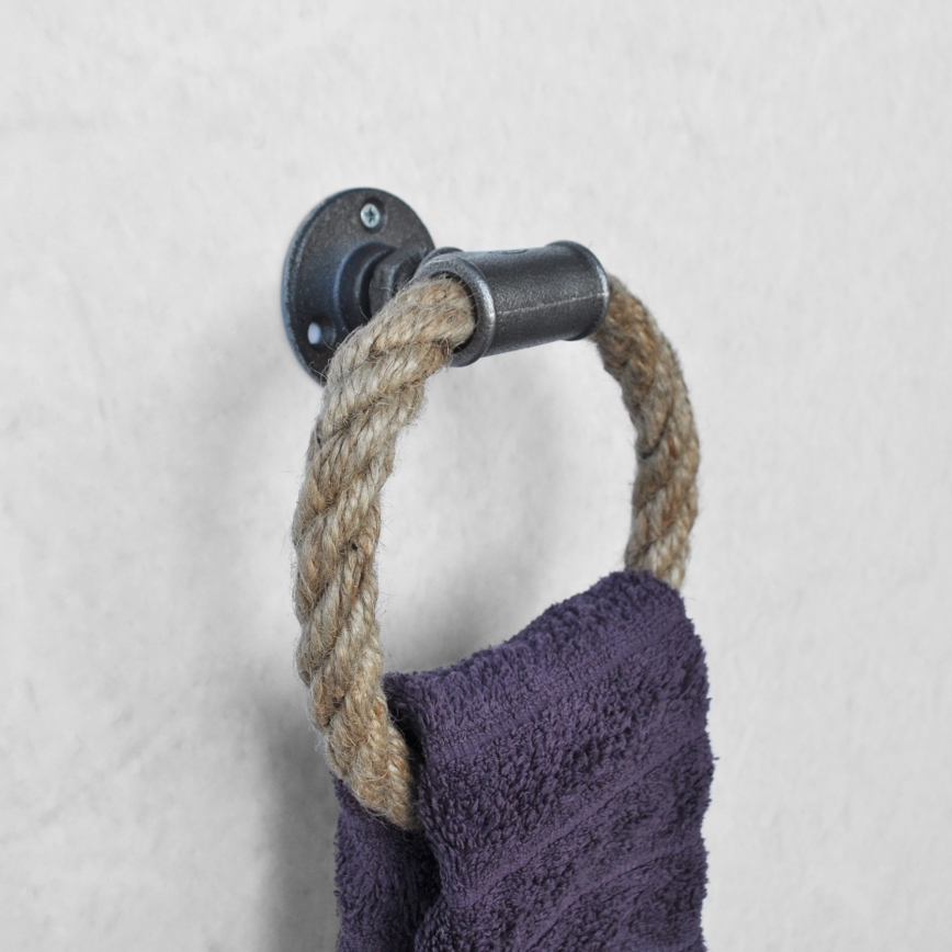 Handdukshållare BORURAF 20x20 cm beige