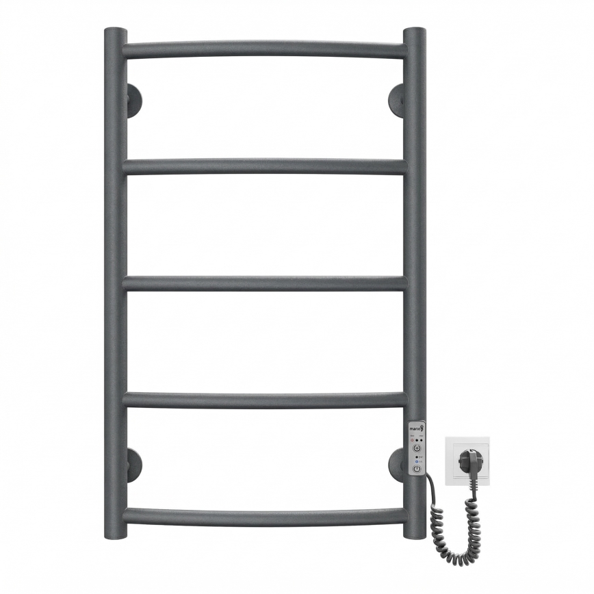 Handdukstork CLASSIC 65W/230V 65x43 cm rostfritt stål/antracit höger