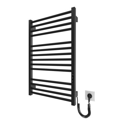 Handdukstork för badrum HF DERBY 170W/230V 77x53 cm svart IP44