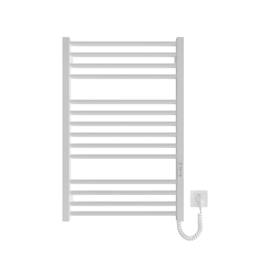 Handdukstork för badrum HF DERBY 170W/230V 77x53 cm vit, högeransluten