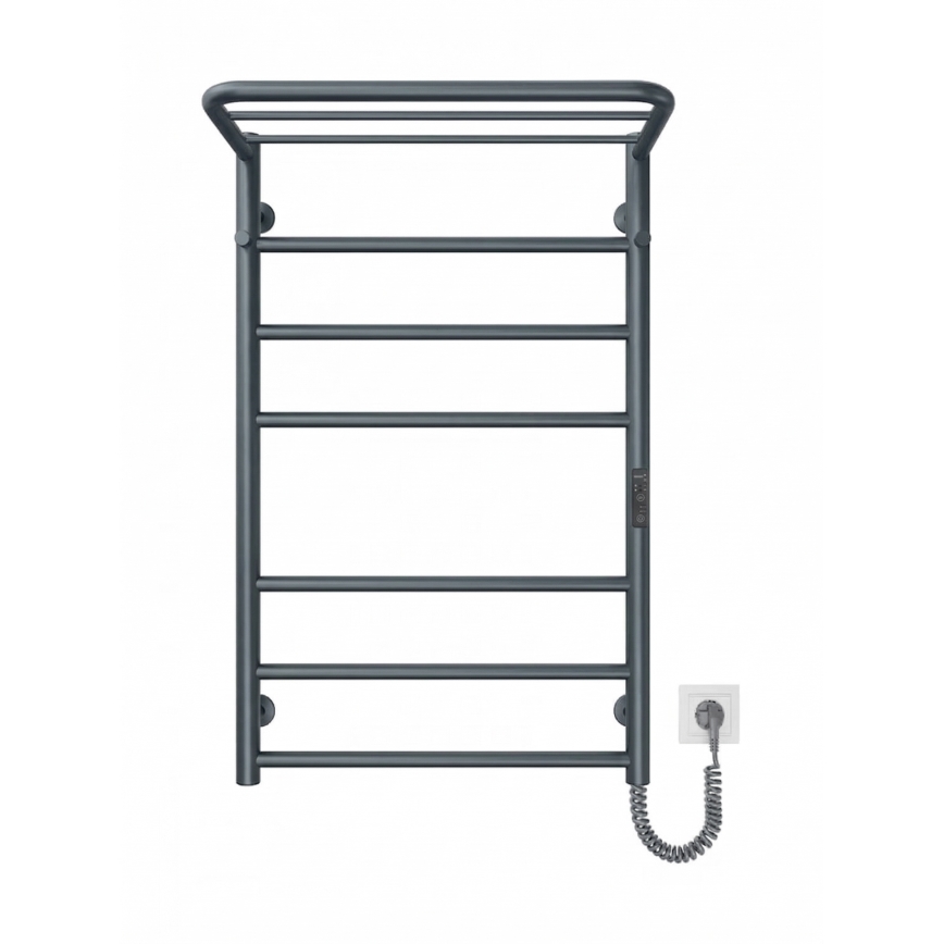 Handdukstork för badrum HOME 95W/230V 77x53 cm rostfritt stål/antracit högeransluten