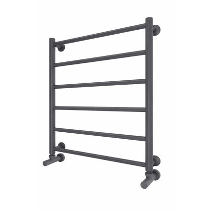 Handdukstork för badrum INOX FLAT 122W/230V 57x43 cm rostfritt stål/antracit