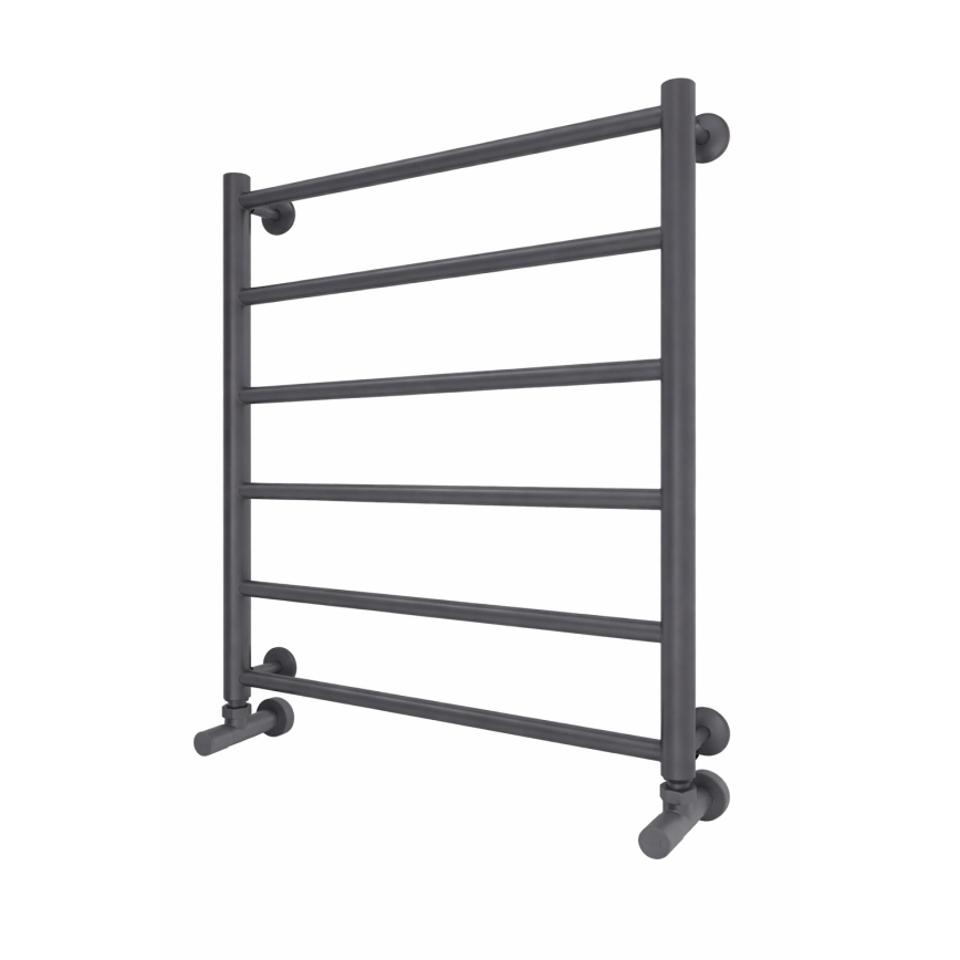 Handdukstork för badrum INOX FLAT 122W/230V 57x43 cm rostfritt stål/antracit