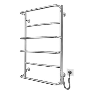 Handdukstork för badrum LUX 105W/230V 81x52 cm rostfritt stål/polerad krom högerutförande