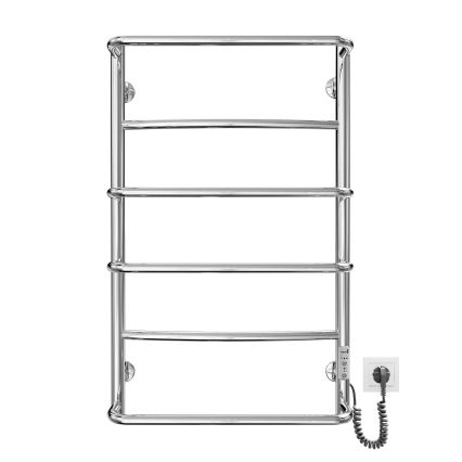Handdukstork för badrum LUX 105W/230V 81x52 cm rostfritt stål/polerad krom högerutförande