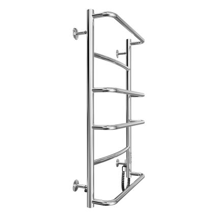 Handdukstork för badrum LUX 105W/230V 81x52 cm rostfritt stål/polerad krom högerutförande