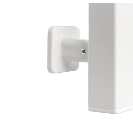 Handdukstork för badrum med termostat LARGO 432W/230V 80,6 cm IP44 vit, högeransluten, kantig