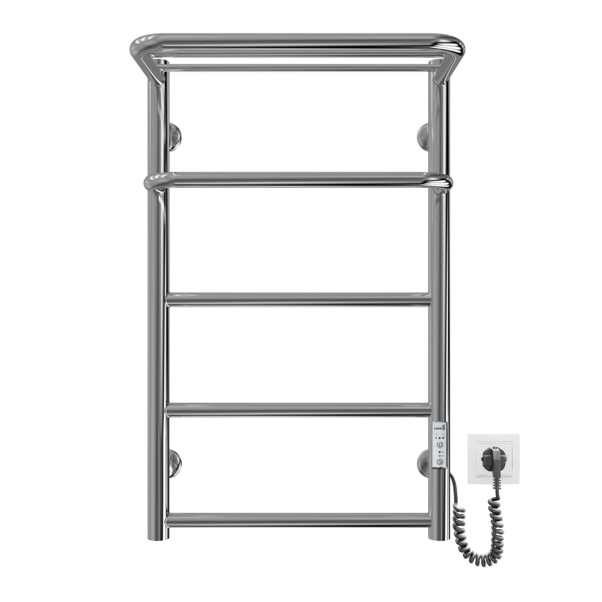 Handdukstork HOTEL 75W/230V 66x42 cm, rostfritt stål/krom, höger