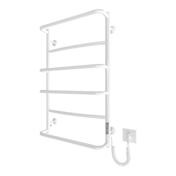 Handdukstork LUX 105W/230V 81x52 cm rostfritt stål/vit höger