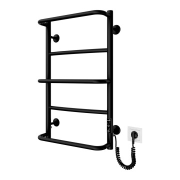 Handdukstork LUX 65W/230V 66x42 cm rostfritt stål/svart högerutförande