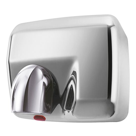 Handtork 26x23 cm, rostfritt stål/silver